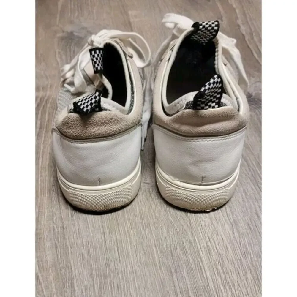 Steve‎ Madden Women's BLISS Taupe Fabric Low Top Fashion Sneakers Size 10M